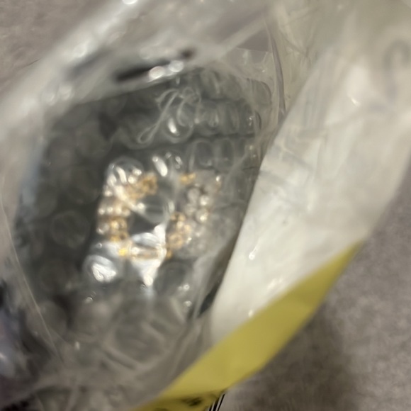 NWT J. Crew Busy Bezel Sparkle Crystal Huggy Hoops Earrings - Picture 5 of 5